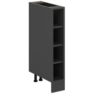 Vicco Unterschrank Küchenregal R-Line 15 x 0 x 0 cm Grau