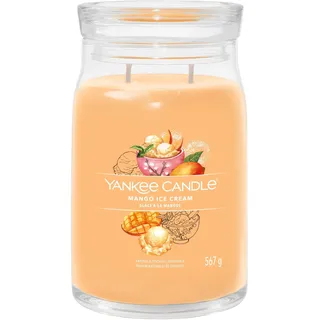 Yankee Candle Mango Ice Cream Duftkerze 567 g gelb