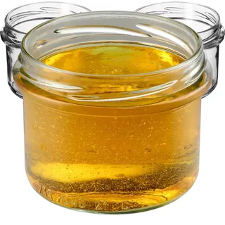 KADAX 10st Einmachgläser, 235 ml Gläser fi82, Einmachglas Klein, Marmeladengläser, Luftdichte Gläschen zum Verschenken, Schraubgläser (Ohne Deckel,)