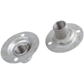 RS PRO Stahl Kabelrohr Befestigung Domdeckel M20 20mm Galvanisiert, Packung a 10 Stück