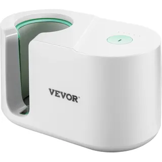 Vevor Tassen Presse Maschine 280 W, Automatische Becherpresse 11–15 Unzen Weiß, Sublimationspresse aus ABS & Silikon & Teflon, DIY Transferpresse Becher Max. 200 °C, Zeitbereich 0-100 s, 2,6 kg