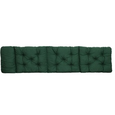 Ambientehome Deckchair Auflage für Liege, grün, ca 195 x 49 x 8 cm, Polsterauflage, Kissen