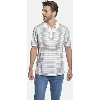 Poloshirt BABISTA "Poloshirt TOSCANETTI", Herren, Gr. 62, bunt (weiß gestreift), Obermaterial: 100% Baumwolle CO., Shirts Poloshirt