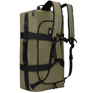 MIER Sporttasche Herren Wasserresistente Reisetasche groß Heavy Duty Convertible Sportrucksack mit Rucksackgurten und Schuhfach für Fitnessstudio, Sport, Reisen, Duffle Bag, 60L/90L