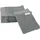 COLOR BATH Waschhandschuh 16 x 21 cm grau