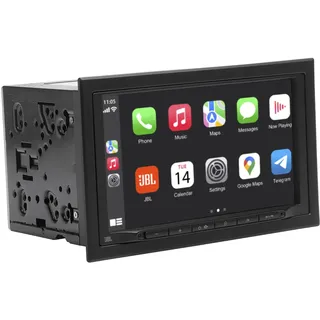 JBL Legend 700D 2 DIN DAB Plus Radio - Autoradio mit Bildschirm, CarPlay Android Auto, Freisprechanlage Auto Radio mit Bluetooth, 7-Zoll Touchscreen, USB/AUX UKW/MW, 6-Kanal 4V Vorverstärkerausgänge
