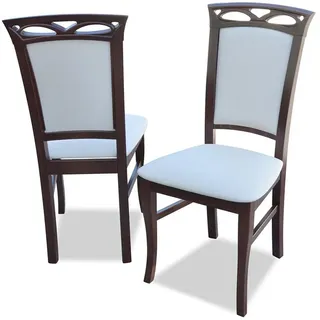 JV moebel 6x Designer Stuhl Set Esszimmer Lehn Polster Sitz Stühle Garnitur Komplett K12 Graue
