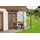Terrassenüberdachung Größe 1 300 x 250 cm braun