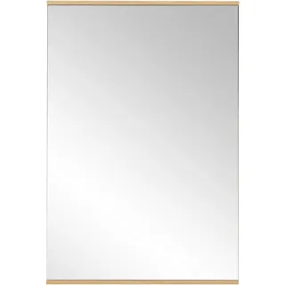 Dieter Knoll Wandspiegel , Glas , Eiche , massiv , rechteckig , 56x82x1.5 cm , Made in Germany , in verschiedenen Größen erhältlich, senkrecht montierbar , Spiegel, Wandspiegel
