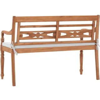 vidaXL Batavia-Bank 150 x 52 x 84 cm Braun