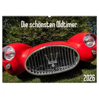 Die schönsten Oldtimer 2026 (Wandkalender 2026 DIN A2 quer), CALVENDO Monatskalender: Schöne Fotos von lebendigen Oldtimern (CALVENDO Mobilitaet)