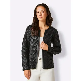 MAINPOL Lederblazer »Lammnappa-Leder-Blazer«, schwarz,