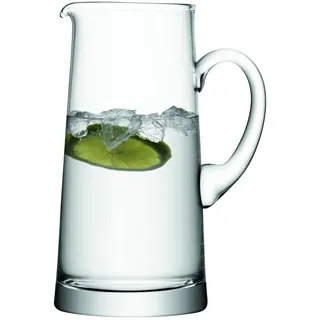 LSA International 1.9 Liter Bar Icelip Krug, Transparent | Wasserkrug, handgefertigtes Glas, für Saft, Limonade, Wein, Cocktails, transparent, 25 cm hoch, polnische Manufaktur