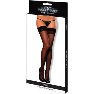 HOT FANTASY Stockings Mia Straps-Strümpfe schwarz