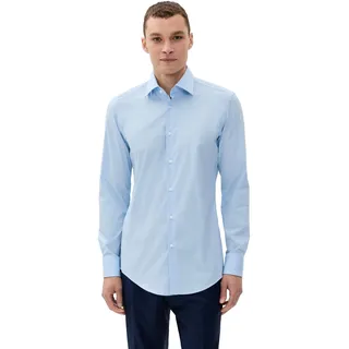 BOSS Hugo Herren Hank Kent Shirt, Blau, XL