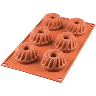 Silikomart Gugelhupfform 6er Form 30 x 17 cm