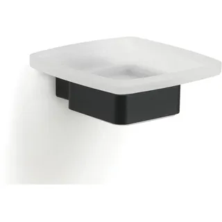Gedy Lounge Seifenschale, Glas, Schwarz, Einheitsgröße