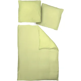 ADAM Audio Adam »Graphic Ventusl light« 2 Stk., tlg. aus 100% % Bio-Baumwolle, 2 teilig - Bettwäsche, Set,