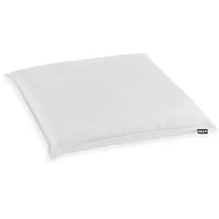 H.O.C.K. Caribe Outdoor Sitzkissen 45x45x6 cm – Wetterfestes Stuhlkissen mit UV-Schutz (Lichtechtheit 7) – Wasserabweisende Gartenstuhl-Auflage – Abnehmbarer Bezug & Waschbar (weiß)