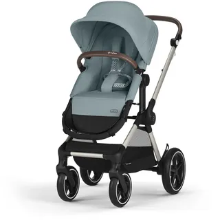 Cybex EOS Lux 2-in-1, Reisesystem, Ab Geburt bis 22 kg (ca. 4 Jahre), Stormy Blue