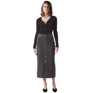 Levi's Damen Button MIDI Skirt Rock, CAN WE Pretend, 26