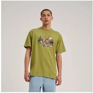 Santa Cruz Braun Pizza Bear Kurzarm-t-shirt - Iguana - M