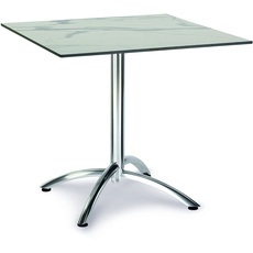 Bild Firenze Klapptisch 80 x 80 x 73 cm silber