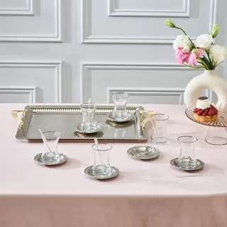 KARACA NEHIR TEESERVICE, 19-TEILIG, MEHRFARBEN