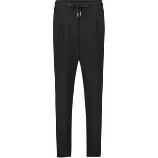 Stretch-Hose BETTY & CO "Stretch-Hose mit Eingrifftaschen", Damen, Gr. 42, EURO, schwarz, Obermaterial: 53% Baumwolle CO. 38% Polyamid PA. 9% Elasthan EL., Hosen Stretch-Hose