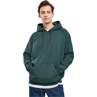 URBAN CLASSICS Blank Kapuzenpullover – Green Bottle - S