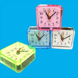 Mini Reise Student Wecker Quarz Bettseitig Tragbar Kompakt Analog