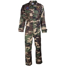 Mil-Tec Us M.Abzeichen Overalls Woodland 048