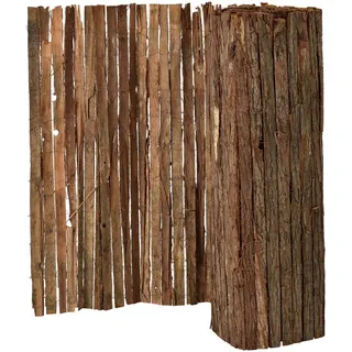 casa.pro Balkonverkleidung Rindenmatte Zamora 180 x 300 cm Natur Holz