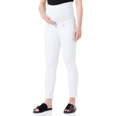 Noppies Slim Umstandsjeans Mila 7/8 - Farbe: Optical White - Größe: 32