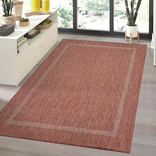 Ayyildiz Teppiche Outdoorteppich »RELAX 4311« rechteckig 5 mm Höhe Läufer, Pflegeleicht, Robust, In- und Outdoor, große Farbauswahl, rot