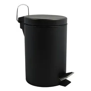 MSV Kosmetikeimer 3 l Schwarz matt