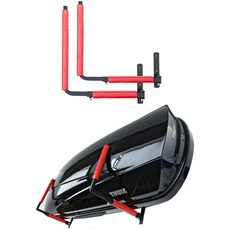 QLS Dachbox Verstellbarer Wandhalter 33-57 cm BOX1 zur Aufbewahrung von Dachkoffer Gartengeräte Skibox Sportgeräte Surfbrett iSUP