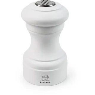 Peugeot BISTRO Salzstreuer Buchenholz weiß matt 9 cm