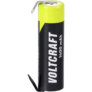 VOLTCRAFT Akku Mignon (AA) U-Lötfahne NiMH 1,2V 1400mAh