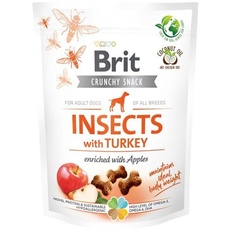 Brit Care Crunchy Snack - Insects w/ Turkey for Adult Dogs 200g