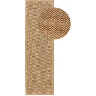 benuta pure Sisalteppich Greta Cream 70x300 cm - Naturfaserteppich aus Sisal