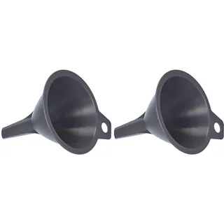 Fackelmann Trichter Ø 11 cm, Einfülltrichter für Flaschen und Gläser (Farbe: Grau), Menge: 1 Stück (Packung mit 2)