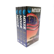 Mixer E-120 Videokassette leer, 120 Minuten, VHS Virgines Professional HI-FI, 3 Stück