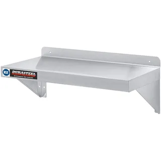 DuraSteel Edelstahl-Wandregal, 61 cm breit x 35,6 cm tief, kommerzielle Qualität, NSF-Zertifiziert – gut für Restaurant, Bar, Zuhause, Küche, Waschküche, Garage und Hauswirtschaftsraum