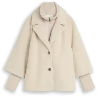 Tom Tailor Fellimitatjacke Regular Beige S