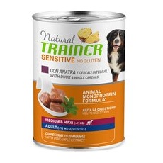 24x400g Rață și cereale integrale Sensitive No Gluten Natural Trainer