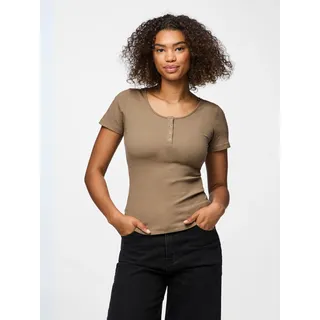 Pieces Pckitte Ss Top Noos Braun M