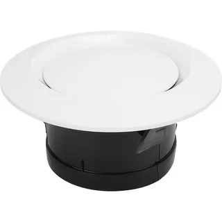 75mm Runde Entlüftung Abdeckung ABS Kunststoff Einstellbare Air Ventilation Decke Diffusor für Schlafzimmer Bad Wohnzimmer