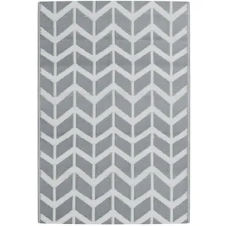 vidaXL Outdoor-Teppich ARAKIL Grau 140x200 cm PP - Grau