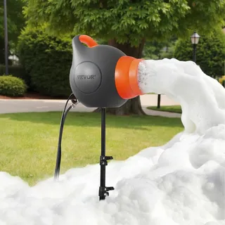 VEVOR Schaumparty Maschine 115 W, Schaumkanone, Schaummaschine mit , Schaumstrahlmaschine, Schaummacher für Garten, Pool, Outdoor-Veranstaltungen, Geburtstage, Feiern & Partys